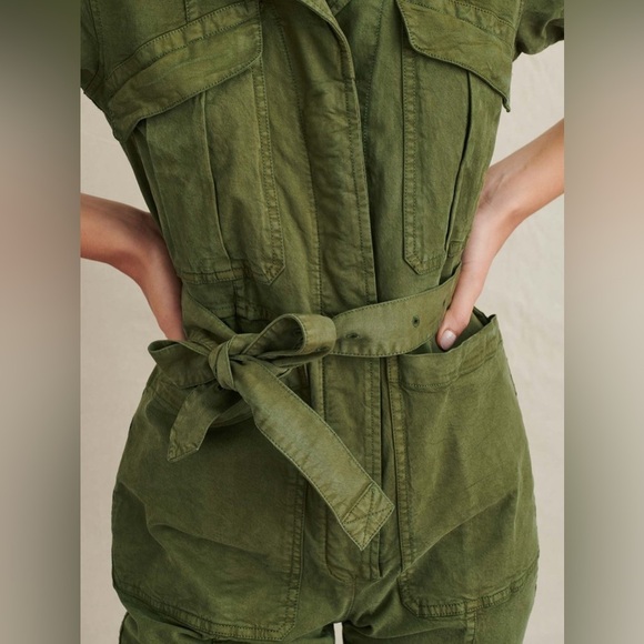 Alex Mill Expedition Jumpsuit Army Olive Twill - Picture 3 of 16